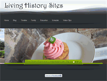 Tablet Screenshot of livinghistorysites.com